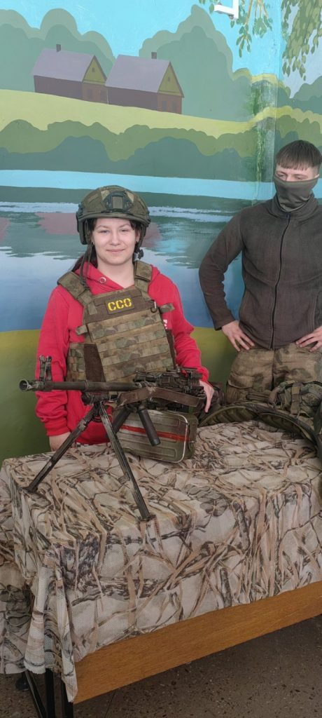 Демонстрация современного оружия