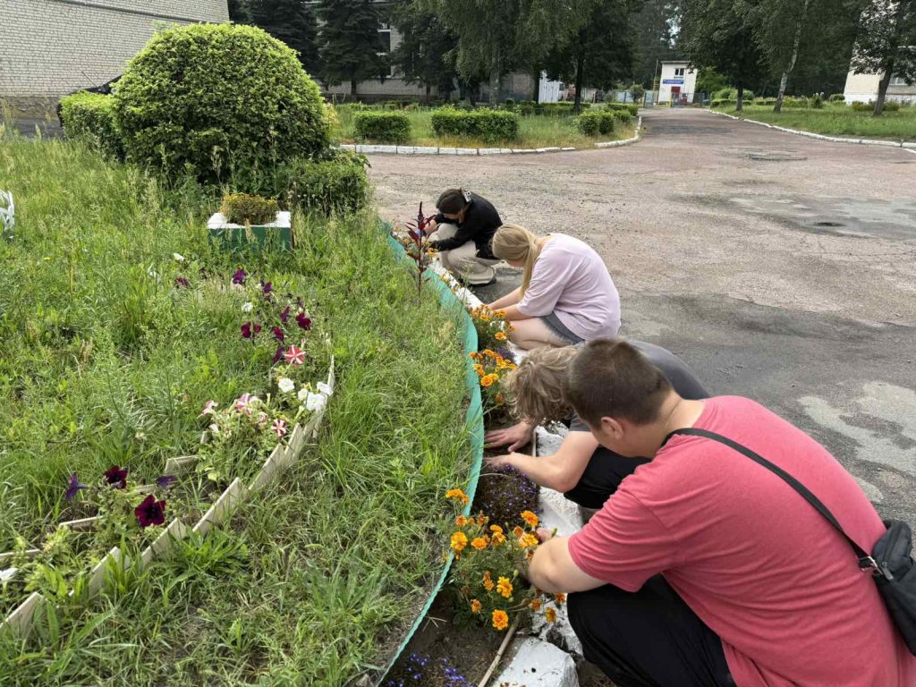 Благоустройство территории колледжа